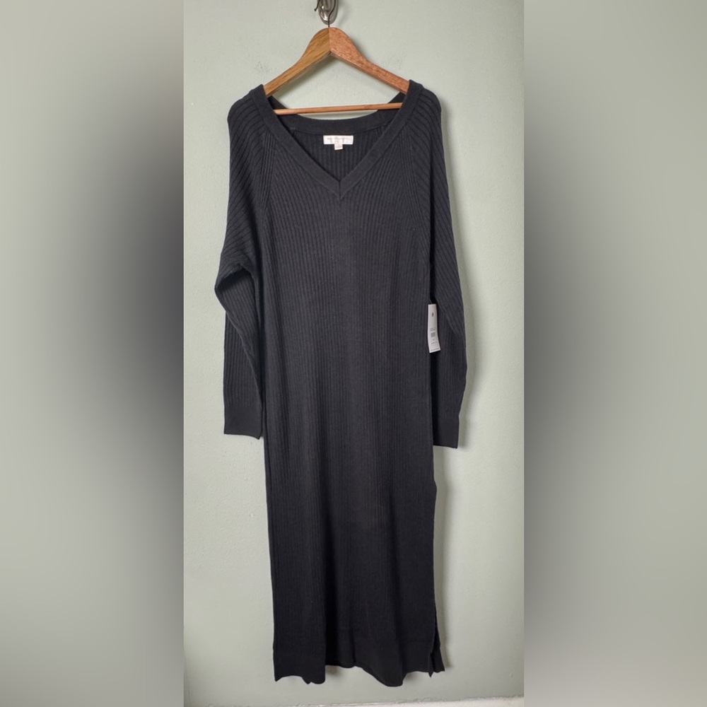 NWT Anthropologie Spiritual Gangster Wool Blend Reva Long Sleeve Maxi Dress M - Picture 5 of 15